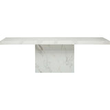 Mantua Rectangular Dining Table, White
