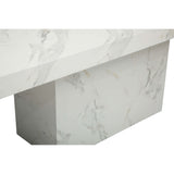 Mantua Rectangular Dining Table, White