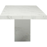 Mantua Rectangular Dining Table, White