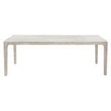 Marbella Outdoor Dining Table, White Shell