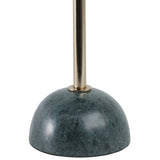 Marble Base Accent Table, Green/Gold