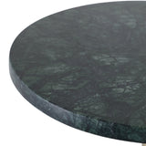Marble Base Accent Table, Green/Gold