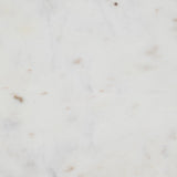 Marble Top Side Table, White/Gold