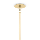 Marbled Globe 300 Pendant, Marbled Matte Glass/Burnished Brass by Four Hands-Lighting-High Fashion Home