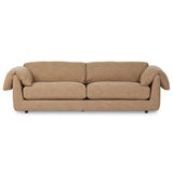 Marcel Sofa, Laken Taupe-Furniture - Sofas-High Fashion Home