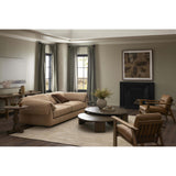 Marcel Sofa, Laken Taupe-Furniture - Sofas-High Fashion Home