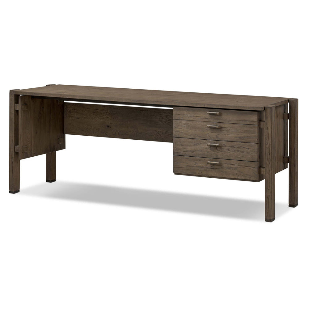 Marcela Desk, Grey Reclaimed French Oak-Furniture - Office-High Fashion Home