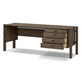 Marcela Desk, Grey Reclaimed French Oak-Furniture - Office-High Fashion Home