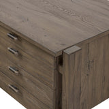 Marcela Desk, Grey Reclaimed French Oak-Furniture - Office-High Fashion Home