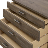 Marcela Desk, Grey Reclaimed French Oak-Furniture - Office-High Fashion Home