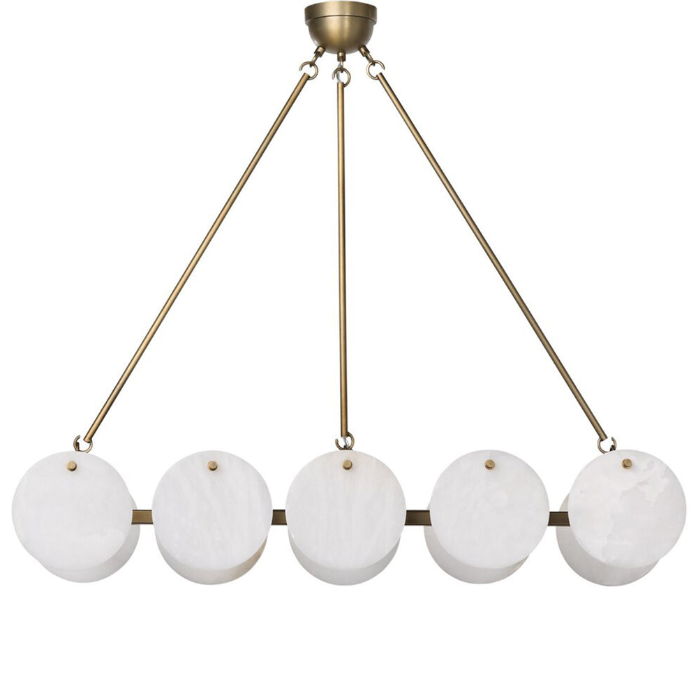 Marceline Chandelier, Antique Brass Iron by Four Hands