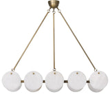 Marceline Chandelier, Antique Brass Iron by Four Hands