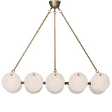 Marceline Chandelier, Antique Brass Iron by Four Hands