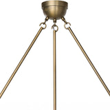Marceline Chandelier, Antique Brass Iron by Four Hands