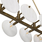 Marceline Chandelier, Antique Brass Iron by Four Hands