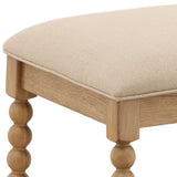 Marcellina Counter Stool, Beige-Furniture - Chairs-High Fashion Home