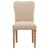 Marcellina Dining Chair, Beige, Set of 2-Furniture - Dining-High Fashion Home