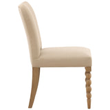 Marcellina Dining Chair, Beige, Set of 2-Furniture - Dining-High Fashion Home