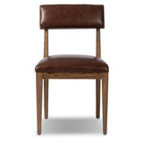 Marcello Leather Dining Chair, Havana Brown, Set of 2 by Four Hands-Furniture - Dining-High Fashion Home