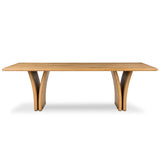 Marcon 96" Dining Table, Natural by Four Hands-Furniture - Dining-High Fashion Home