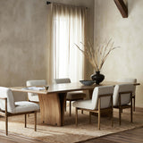 Marcon Rectangular Dining Table, Natural by Four Hands