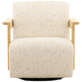 Marcos Swivel Glider, Figueroa Cream-Furniture - Chairs-High Fashion Home