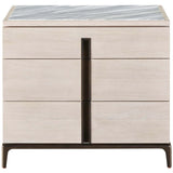Maren Nightstand, White Oak-Furniture - Bedroom-High Fashion Home