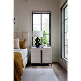 Maren Nightstand, White Oak-Furniture - Bedroom-High Fashion Home