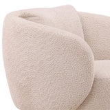 Mariam Swivel Chair, Cream-Furniture - Chairs-High Fashion Home
