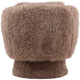Mariam Swivel Chair, Taupe-Furniture - Chairs-High Fashion Home
