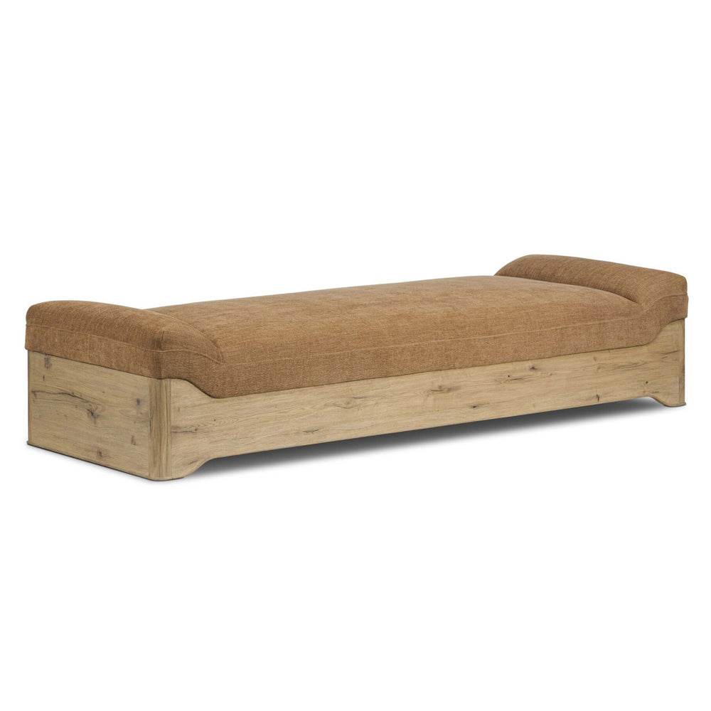 Mariano Chaise, Laughlin Ochre by Four Hands-Furniture - Sofas-High Fashion Home