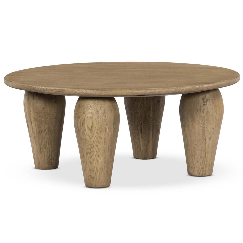 Maricopa Coffee Table, Worn Oak-Furniture - Accent Tables-High Fashion Home