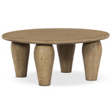 Maricopa Coffee Table, Worn Oak-Furniture - Accent Tables-High Fashion Home