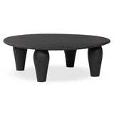 Maricopa Large Round Coffee Table, Dark Totem by Four Hands-Furniture - Accent Tables-High Fashion Home