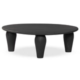 Maricopa Large Round Coffee Table, Dark Totem by Four Hands-Furniture - Accent Tables-High Fashion Home