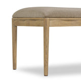 Marie Bench, Sage Worn Velvet by Four Hands-Furniture - Chair-High Fashion Home