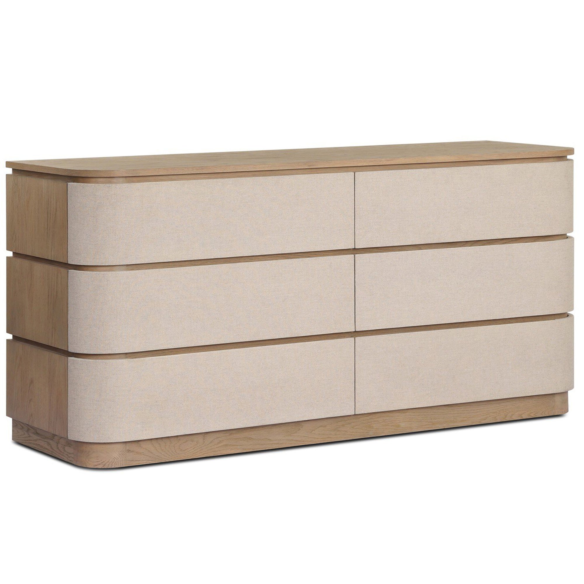 beige wood dresser Four Hands | Mariella 6 Drawer Dresser
