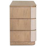 Mariella 6 Drawer Dresser, Beige Painted Linen by Four Hands-Furniture - Storage-High Fashion Home