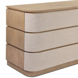 Mariella 6 Drawer Dresser, Beige Painted Linen by Four Hands-Furniture - Storage-High Fashion Home