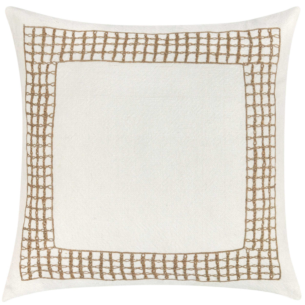 Marina Pillow, White-Accessories-High Fashion Home