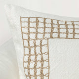 Marina Pillow, White-Accessories-High Fashion Home