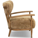 Marisol Chair, Desert Shearling by Four Hands-Furniture - Chairs-High Fashion Home