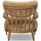 Marisol Chair, Desert Shearling by Four Hands-Furniture - Chairs-High Fashion Home