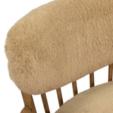 Marisol Chair, Desert Shearling by Four Hands-Furniture - Chairs-High Fashion Home