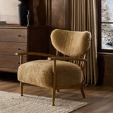 Marisol Chair, Desert Shearling by Four Hands-Furniture - Chairs-High Fashion Home