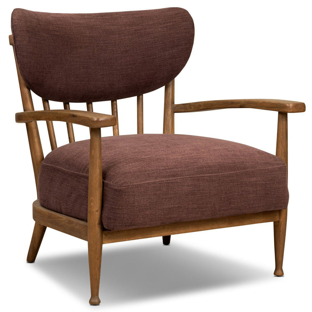Marisol Chair, Laughlin Plum by Four Hands-Furniture - Chairs-High Fashion Home