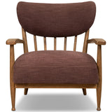Marisol Chair, Laughlin Plum by Four Hands-Furniture - Chairs-High Fashion Home