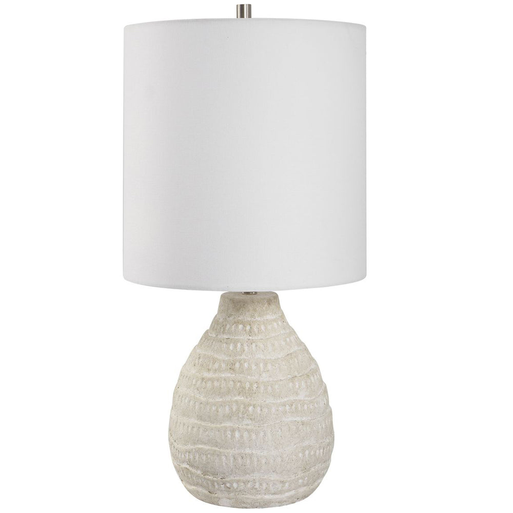 Marisol Table Lamp, White Wash-Lighting-High Fashion Home