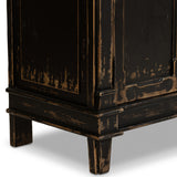 Marjorie 4 Door Sideboard, Distressed Black by Four Hands-Furniture - Storage-High Fashion Home