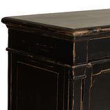 Marjorie 4 Door Sideboard, Distressed Black by Four Hands-Furniture - Storage-High Fashion Home